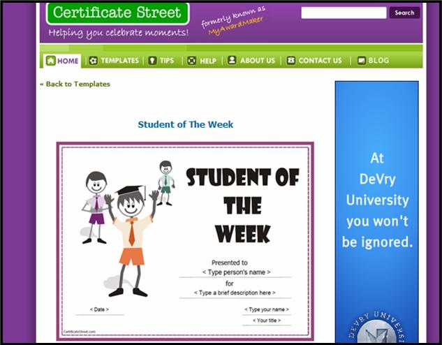 Certificates Certificates